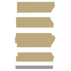 John Deere 4955 Cab Post Kit - Sailcloth Tan John Deere 4955 Cab Post Kit - Sailcloth Tan
