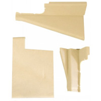 John Deere 9510 Cab Kit without Headliner - Sailcloth Tan, Cloth
