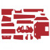 Versatile 1150 Cab Kit without Headliner - Red