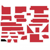 White | AGCO White 4-225 Cab Kit without Headliner - Red | Black Basket Weave White | AGCO White 4-225 Cab Kit without Headliner - Red | Black Basket Weave
