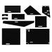 White | AGCO White 8600 Cab Kit with Headliner - Black White | AGCO White 8600 Cab Kit with Headliner - Black