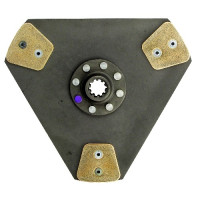 Ford | New Holland 4000 Tractor 11 inch Disc - 3 Pad Solid Center Only with 1 inch 10 Spline Hub - New Ford | New Holland 4000 Tractor 11 inch Disc - 3 Pad Solid Center Only with 1 inch 10 Spline Hub - New