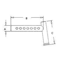 John Deere 2510 Tractor Knee Extension - New | HCAR50962 John Deere 2510 Tractor Knee Extension - New | HCAR50962