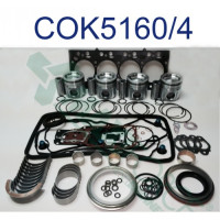 Cummins 4BT 4.5, with  Piston # 4860, 4816 Engine Major Overhaul Kit - with Standard Pistons | HCCOK51604 | see details