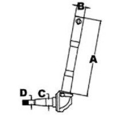 Ford/New Holland Spindle - HCD4NN3105A Ford/New Holland Spindle - HCD4NN3105A
