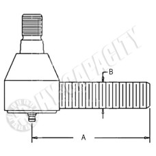 Allis Chalmers/AGCO Allis Tie Rod End - HD72093532 Allis Chalmers/AGCO Allis Tie Rod End - HD72093532