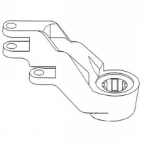John Deere 3150 Tractor Steering Arm - Left Hand John Deere 3150 Tractor Steering Arm - Left Hand