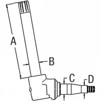 John Deere 7200 Tractor Spindle - Left and Right Hand John Deere 7200 Tractor Spindle - Left and Right Hand