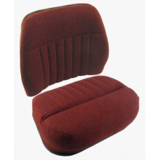 White | AGCO White 8900 Red Fabric Cushion Set White | AGCO White 8900 Red Fabric Cushion Set