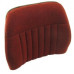 White | AGCO White 8800 Red Fabric Back Cushion and Bottom Cushion White | AGCO White 8800 Red Fabric Back Cushion and Bottom Cushion