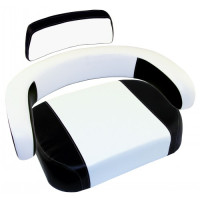 International Harvester 1066 Black Vinyl Cushion Set with Upper Back (S380678(1066)) International Harvester 1066 Black Vinyl Cushion Set with Upper Back (S380678(1066))