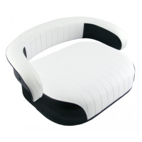 International Harvester 656 Embossed Black and White Vinyl Cushion Set without Upper Back