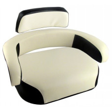 International Harvester 756 Black and Cream Vinyl Cushion Set with Upper Back International Harvester 756 Black and Cream Vinyl Cushion Set with Upper Back