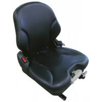 Crown FC4500 Forklift Black Vinyl Seat with Mechanical Suspension