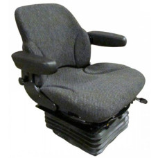 Case | Case IH 5120 Asphalt Gray Fabric Seat with Air Suspension Case | Case IH 5120 Asphalt Gray Fabric Seat with Air Suspension