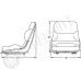 Case | Case IH 5120 Black Vinyl Seat with Slide Track