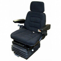 Case | Case IH 5250 Black Fabric Seat with Mechanical Suspension and Swivel Case | Case IH 5250 Black Fabric Seat with Mechanical Suspension and Swivel