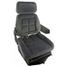 White | AGCO White 6065 Gray Fabric Seat with Air Suspension White | AGCO White 6065 Gray Fabric Seat with Air Suspension