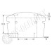 Case | Case IH 770 Black Fabric Seat Cushion