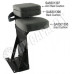 Case | Case IH 9150 Gray Fabric Back Cushion for Side Kick Seat