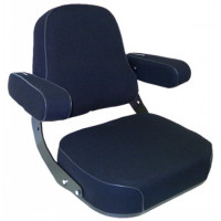 White | AGCO White 9700 Black Fabric Seat without Swivel White | AGCO White 9700 Black Fabric Seat without Swivel