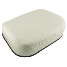 White | AGCO White 2-72 Tractor Embossed Cream Vinyl Seat Cushion White | AGCO White 2-72 Tractor Embossed Cream Vinyl Seat Cushion
