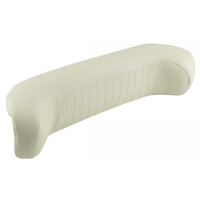 White | AGCO White 2-72 Tractor Embossed Cream Vinyl Back Cushion