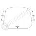White | AGCO White 100 Red Vinyl and Fabric Cushion Set