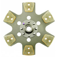 Zetor 6320 Tractor 12-1/4 inch Transmission Disc - 6 Pad with 1-3/32 inch 18 Spline Hub - New Zetor 6320 Tractor 12-1/4 inch Transmission Disc - 6 Pad with 1-3/32 inch 18 Spline Hub - New