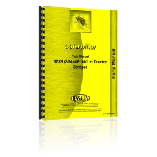 Caterpillar 623B Tractor Scraper Parts Manual (S/N 46P1602 +)