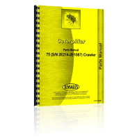 Caterpillar 75 Crawler Parts Manual (S/N 2E214-2E1087) (2E1087)