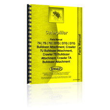 Caterpillar 7A Bulldozer Attachment Parts Manual (SN# 72F12508 and Up) (72F12508+)
