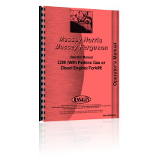Massey Ferguson 2200 Forklift Operators Manual