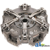 Deutz (Allis) D6207C Tractor Pressure Plate: 11", 5-button, 6 lever, cast iron, indep PTO