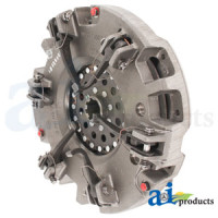 Deutz (Allis) D7206 Tractor Pressure Plate: 11.750", 6 lever, cast iron, indep PTO