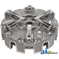 Deutz (Allis) D5506 Tractor Pressure Plate: 11", organic, 6 lever, cast iron, indep PTO