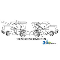 John Deere 7700 Combine Auger, Unloading