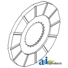 Oliver 1550 Tractor Disc, Bonded Brake