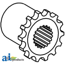 Image of Oliver 1550 Tractor Coupling Sprocket (2 used) (REV-O-TORC DR, SN 160000 and greater)