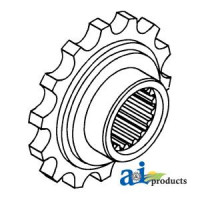 Oliver 1950T Tractor Coupler Sprocket, Front (with HYDRA PWR OR CREEPER DRIVE.)