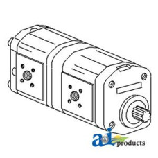 Image of Deutz (Allis) 7120 Tractor Pump, Tandem Hydraulic