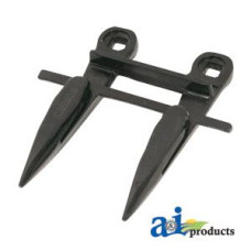 Image of White | AGCO White 6200 Windrower Guard, Double Prong
