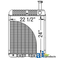 Case | Case-IH 100 Tractor Radiator (without AIR COND CAN BE USED AS HEAVY DUTY with APPLICATIONS)
