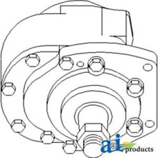 Image of Case | Case-IH 350 Tractor Pump, Hydraulic (Utility)