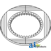 Case | Case-IH 5088 Tractor Plate, Friction, Shift Clutch