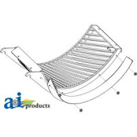 Case | Case-IH 1666 Combine Concave, Front (Small Grain, Helical Bars) (without Extension)