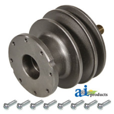 Image of Case | Case-IH 100 Tractor Assembly, Pulley, Fan Drive (C-123 Eng.)