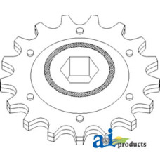 Case | Case-IH 1682 Combine Sprocket, Idler, Clean Grain Elevator