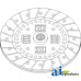 Mitsubishi 210 Compact Tractor Disc, Transmission; 8"