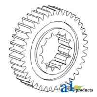 Case | Case-IH 1660 Combine Pinion, Transmission (SN  JJC0041095 and greater)